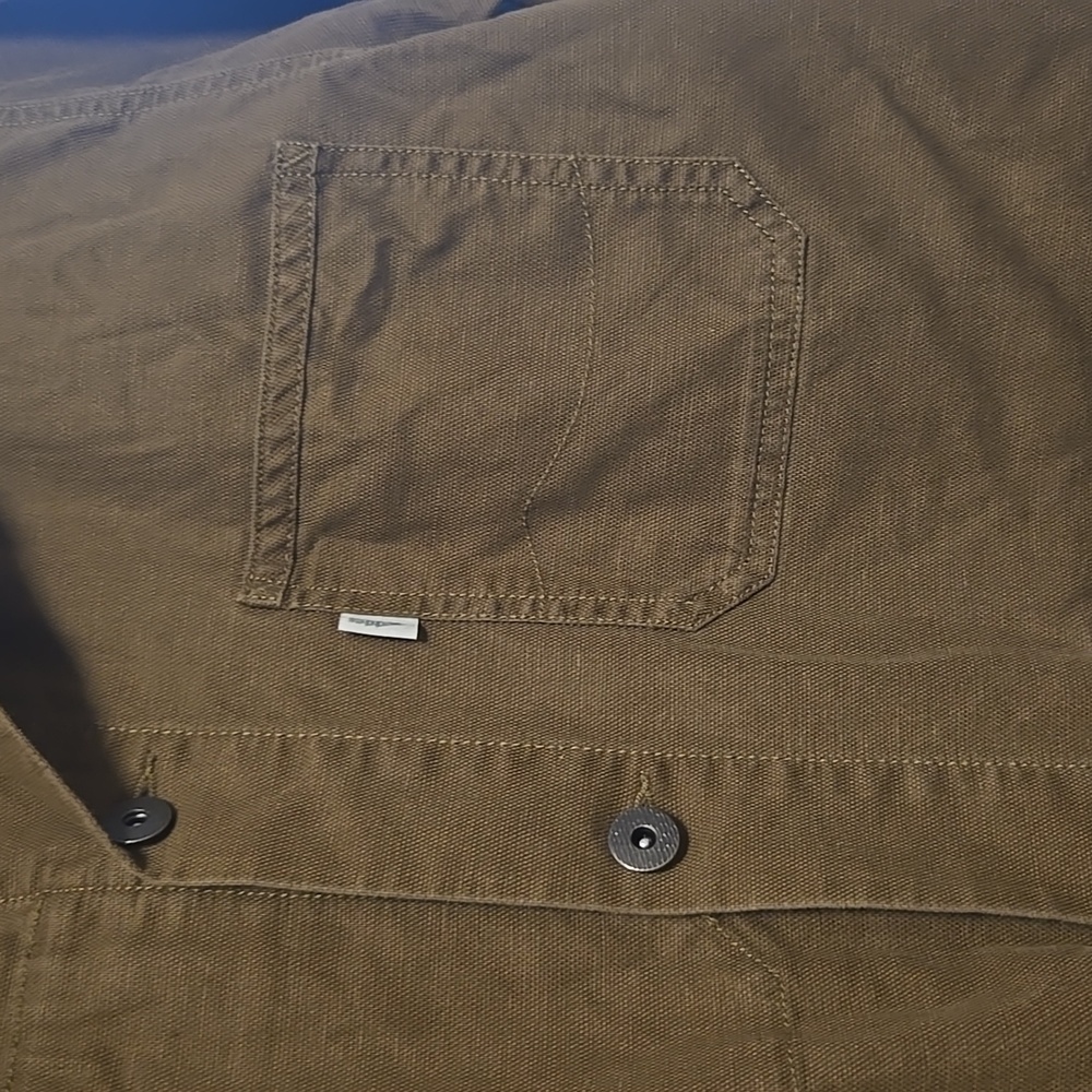 Men's Olive Military Field Jacket - Picture 9 of 15